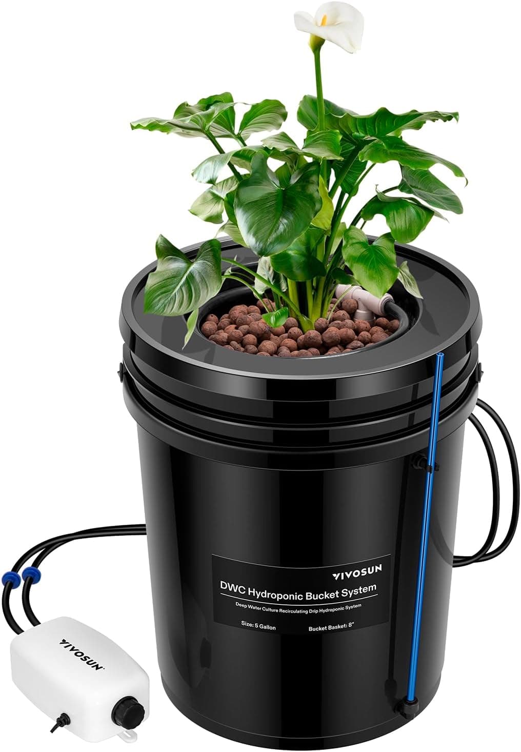 Vivosun DWC Hydrokultur 1 Eimer 19L