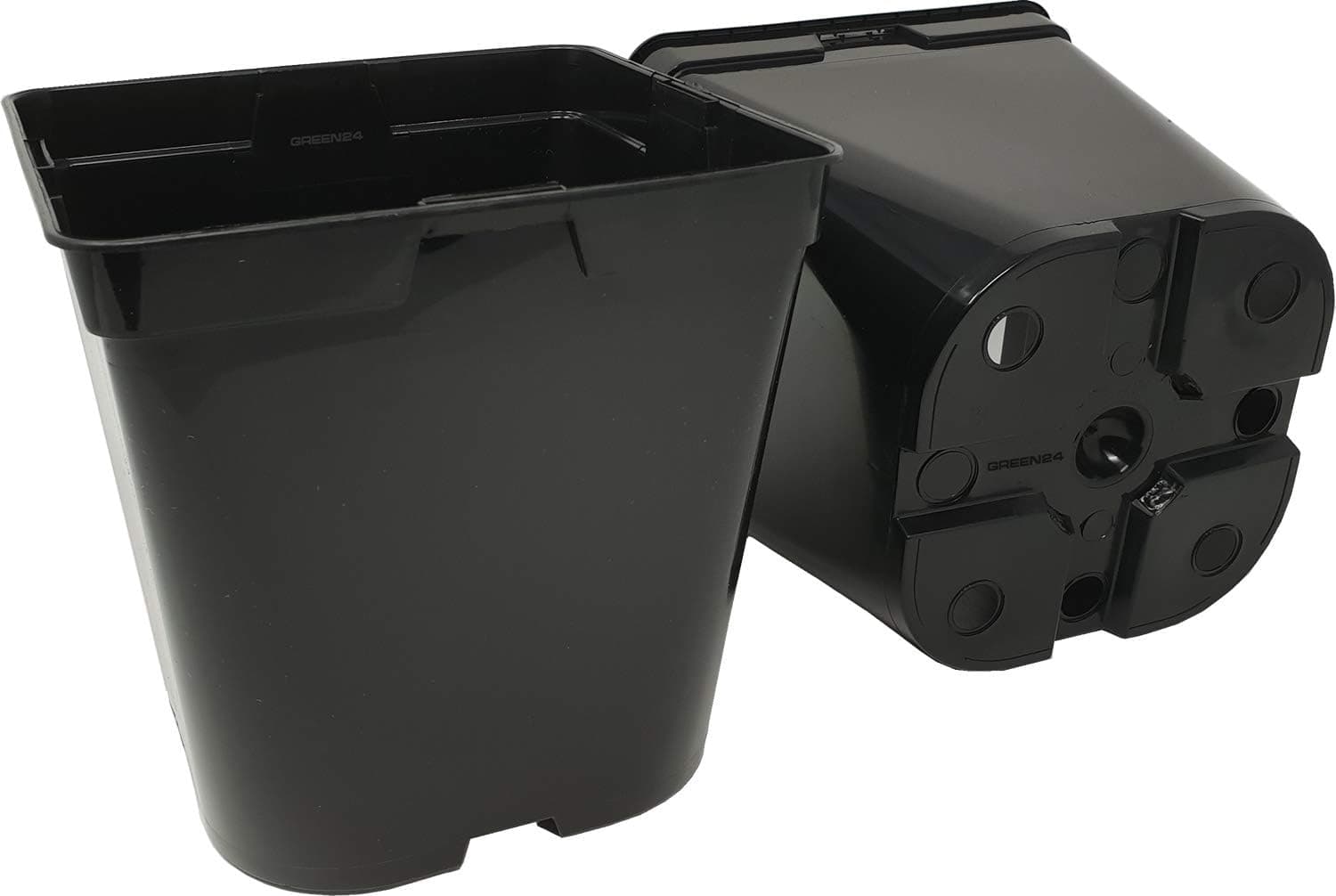 GREEN24 Pflanztöpfe 5L XXL Vierecktopf Profi Anzuchttopf