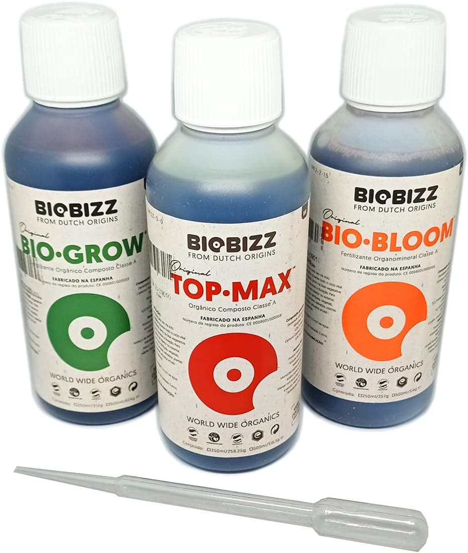 Biobizz Try-Pack Indoor Biologischer flüssiger dünger, 3x250ml