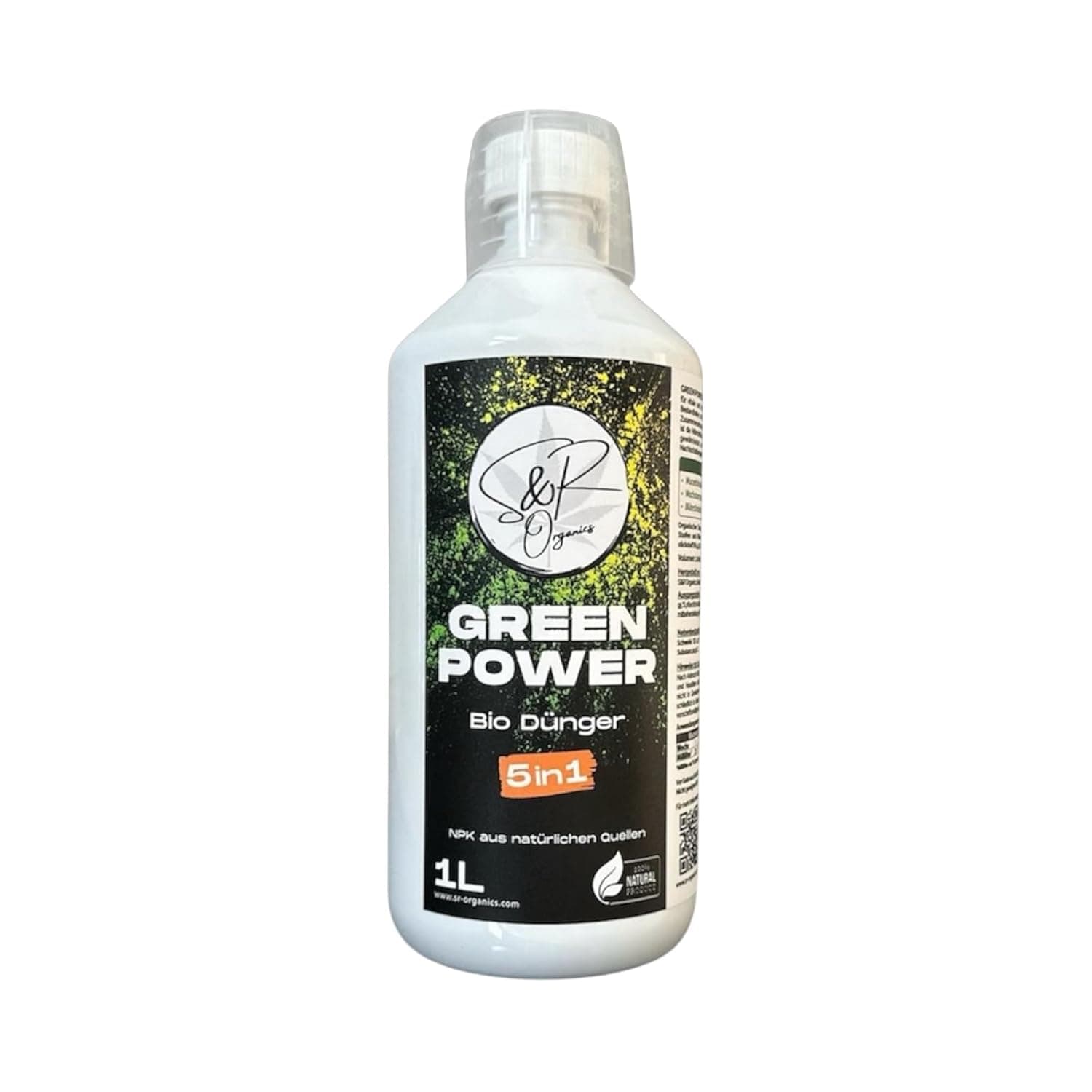 Green Power Bio Cannabis Dünger 5in1 S&R Organics für Wuchs und Blüte (1L)